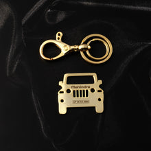 Load image into Gallery viewer, Mahindra Stainless Steel Customized Car Keychain with Custom Number Plate and Message