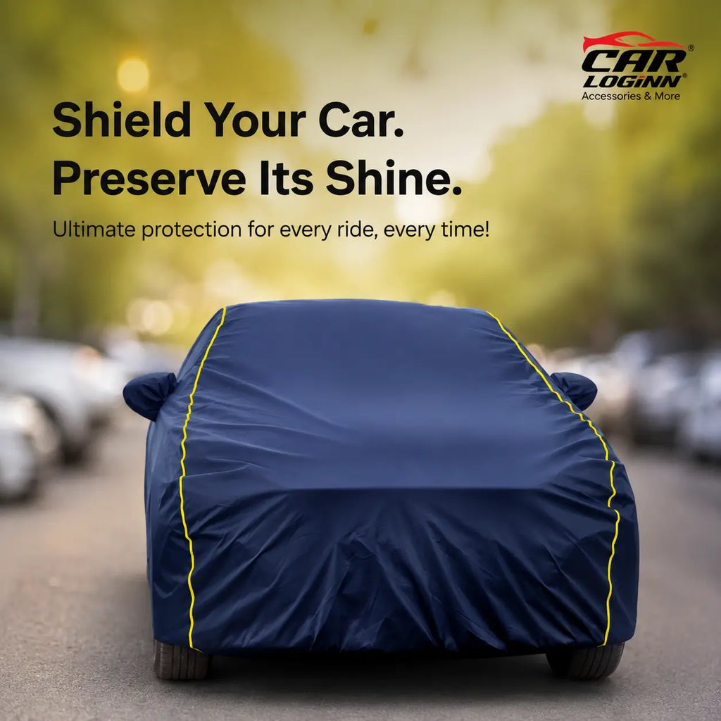 Mahindra XUV 300 Car Body Cover | All Weather Resistant | Triple Stitched with Soft Cotton Lining | Side Mirror Pocket (JUNGLE VALVET)
