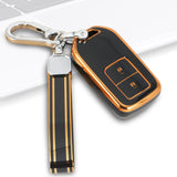 TPU Car Key Cover Fit for Honda Elevate | Amaze | Accord | Jazz | Honda City | BR-V | CR-V | WR-V | Civic Smart Key