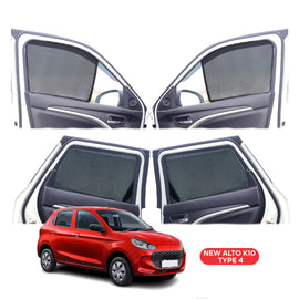 Maruti Suzuki Alto Half Window Curtain/Car Sunshades - 4 Pieces