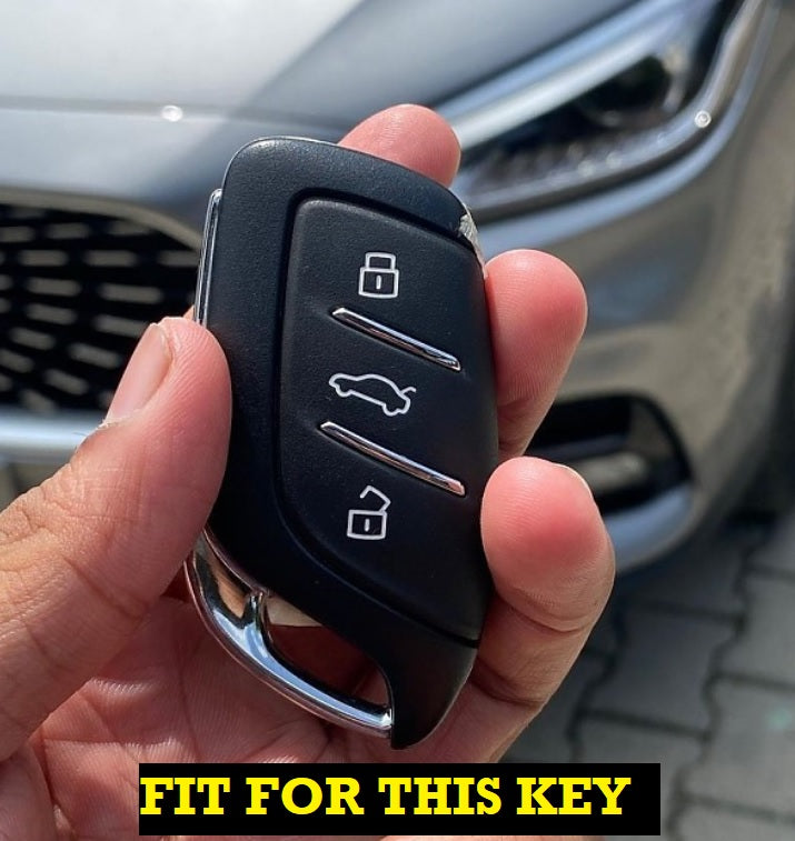 Metal Silicon Car Key Case Fit for MG Astor | MG ZS EV Smart Key