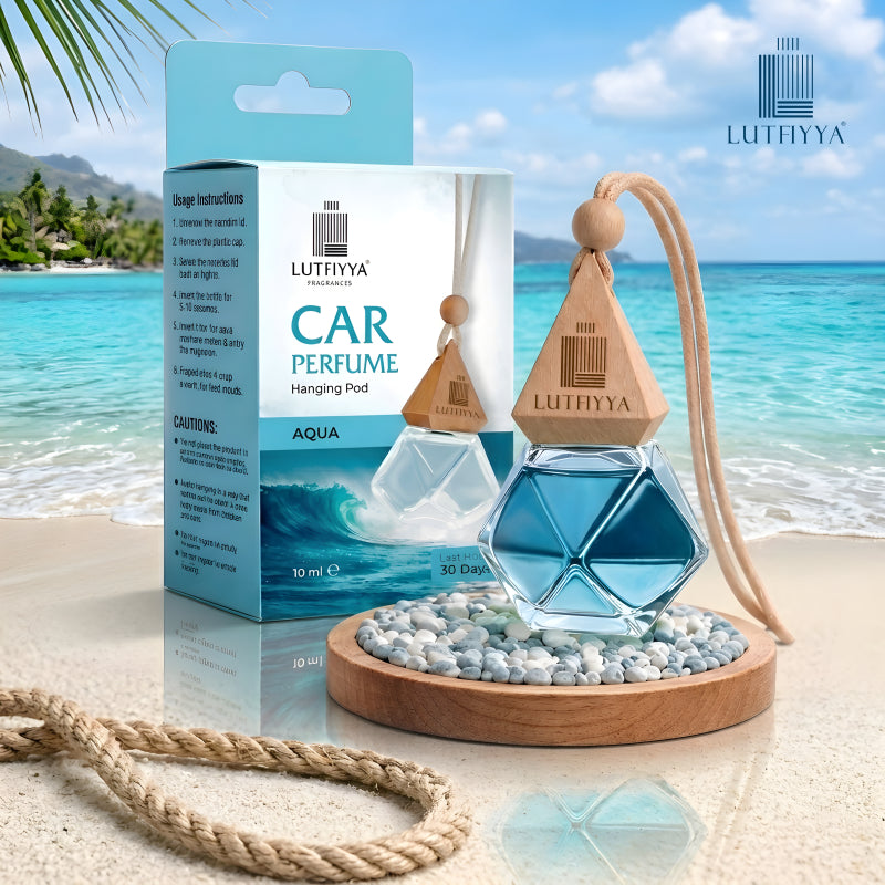 Lutfiyya Car Hanging Perfume -10 ML | Available in 6 Different Fragrances