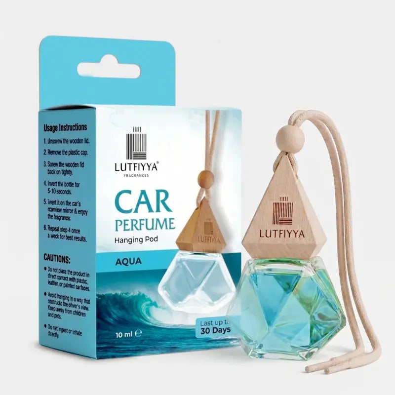 Lutfiyya Car Hanging Perfume -10 ML | Available in 6 Different Fragrances