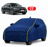 Audi A-6 Car Body Cover | All Weather Resistant | Triple Stitched with Soft Cotton Lining | Side Mirror Pocket (JUNGLE VALVET) (Copy)