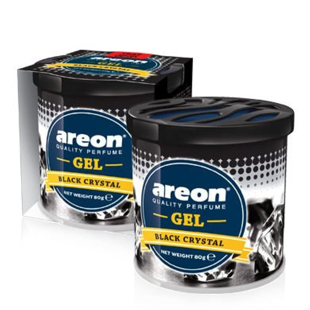 Areon Black Crystal Gel | Air Freshener for Car (80 g)