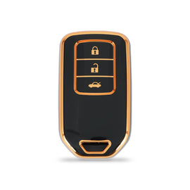 TPU Car Key Cover Fit for Honda Amaze | Accord | Jazz | Honda City | BR-V| CR-V | WR-V | Civic Smart Key