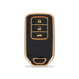 TPU Car Key Cover Fit for Honda Amaze | Accord | Jazz | Honda City | BR-V| CR-V | WR-V | Civic Smart Key