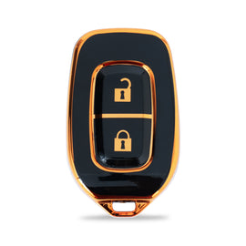 TPU Car Key Cover Fit for Renault TRIBER | KWID | Duster | Datsun REDI-GO Flip Type Key (R-1)