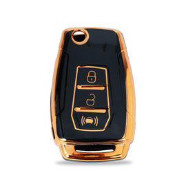 TPU Car Key Cover Fit for Mahindra XUV-300 Flip Key