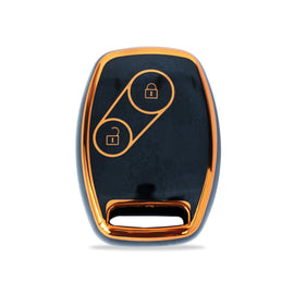 TPU Car Key Cover Fit for Honda Old Amaze | Old Honda City I-VTEC | Jazz | Brio Flip Key (Honda-4)