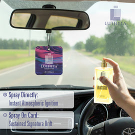 Lutfiyya Black Code Car Parfume Spray - 50 ML