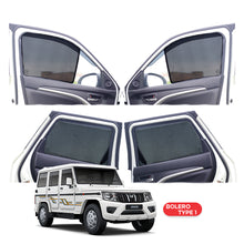 Load image into Gallery viewer, Mahindra Bolero Half Window Curtain/Car Sunshades - 6 Pieces
