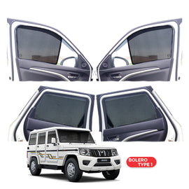 Mahindra Bolero Half Window Curtain/Car Sunshades - 6 Pieces