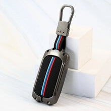 Load image into Gallery viewer, Metal Car Key Cover for Tata Curvv | Curvv EV Electric | Sierra | Safari | Harrier - 4 Button Smart Key
