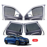 Maruti Suzuki Ciaz Half Window Curtain/Car Sunshades - 4 Pieces
