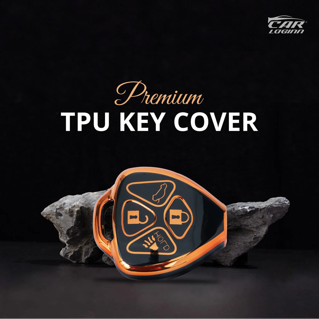 TPU Car Key Cover Fit for Toyota Fortuner | Corolla | Old Corolla Altis Key (T-16)
