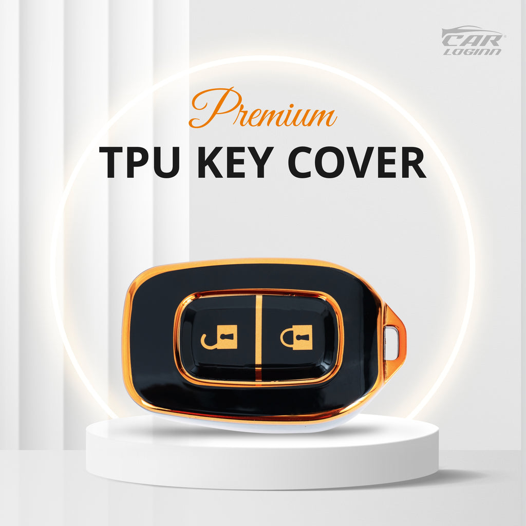 TPU Car Key Cover Fit for Renault TRIBER | KWID | Duster | Datsun REDI-GO Flip Type Key (R-1)