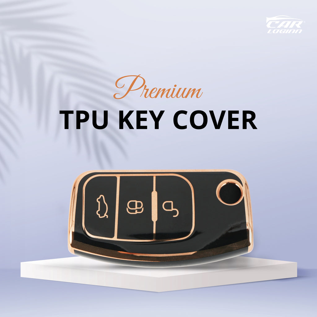 TPU Car Key Cover Fit for Ford Fiesta | Figo | Ecosport | Aspire | Freestyle Flip Key