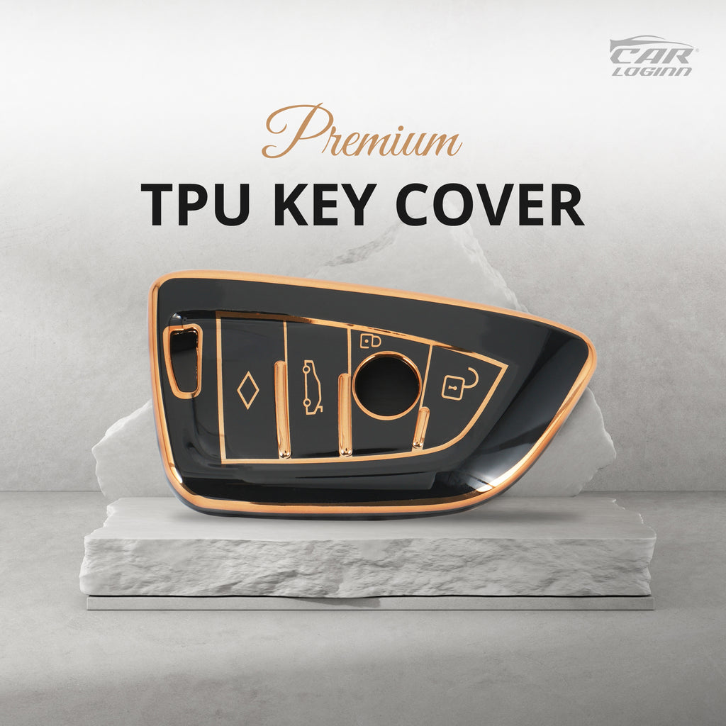 TPU Car Key Cover Fit for BMW GT-Series | X-Series | M-Series | 3-Series | 5-Series | 7-Series Smart Key