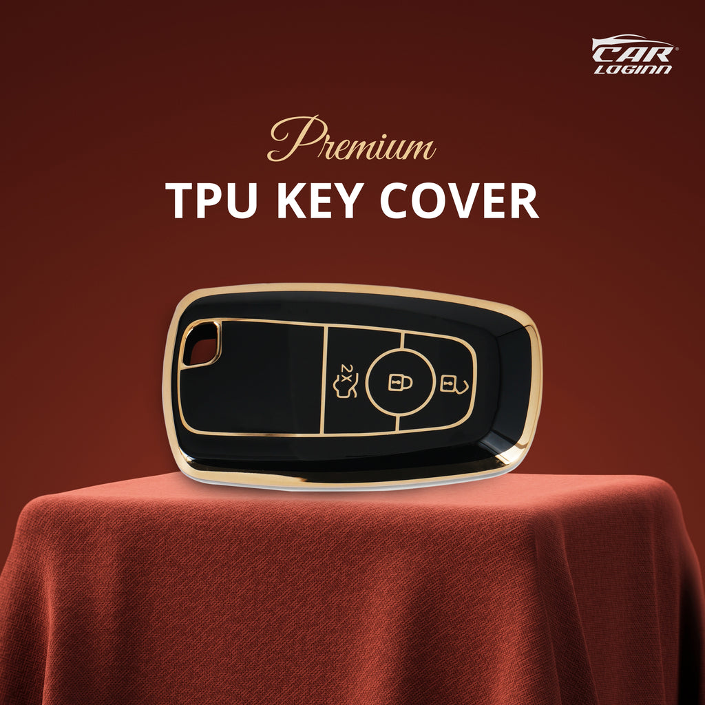 TPU Car Key Cover Fit for Ford Figo | Aspire | Ecosport | Endeavour | Freestyle Smart Key