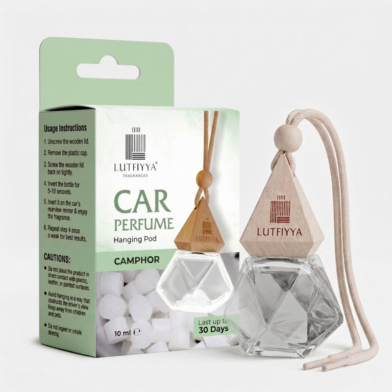 Lutfiyya Car Hanging Perfume -10 ML | Available in 6 Different Fragrances