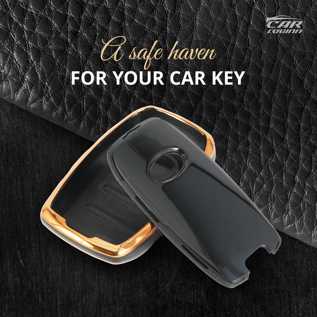 TPU Car Key Cover Fit for KIA Carens | Carnival | Seltos | Sonet Smart Key