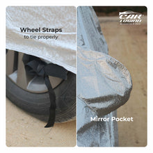 Load image into Gallery viewer, EECO Maruti Suzuki Car Body Cover | All Weather Resistant | Triple Stitched with Soft Cotton Lining | Side Mirror Pocket (AERO Silver)