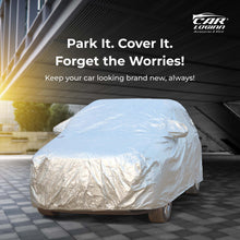 Load image into Gallery viewer, EECO Maruti Suzuki Car Body Cover | All Weather Resistant | Triple Stitched with Soft Cotton Lining | Side Mirror Pocket (AERO Silver)