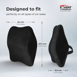 Carloginn Ultimate Car Neck Rest Pillow | 100% Memory Foam | Neck Pillow for Cervical Support | Suitable for All Cars