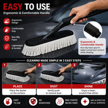 Load image into Gallery viewer, Carloginn Premium Car Duster | Wax-Coated Microfiber Car Cleaning Duster