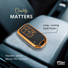 Load image into Gallery viewer, TPU Car Key Cover Fit for New Honda Civic | New Amaze | New Honda City Smart Key
