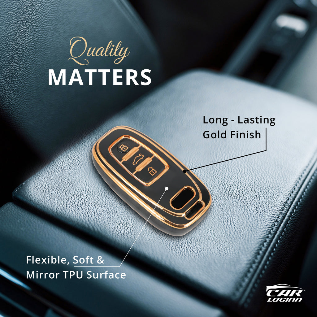 TPU Car Key Cover Fit for Audi A5 | A4 | A3 | Q3 | Q5 | Q7 | Q8