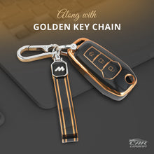 Load image into Gallery viewer, TPU Car Key Cover Fit for Ford New Ecosport | Endeavour | Freestyle | Aspire | Figo | New Fiesta Flip Key