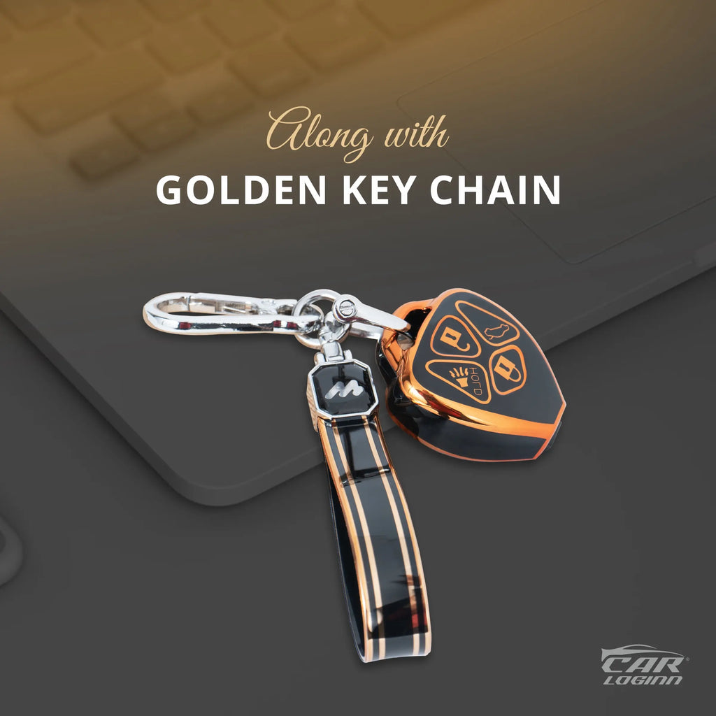 TPU Car Key Cover Fit for Toyota Fortuner | Corolla | Old Corolla Altis Key (T-16)