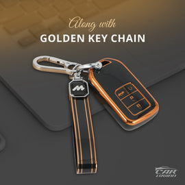 TPU Car Key Cover Fit for New Honda Civic | New Amaze | New Honda City Smart Key