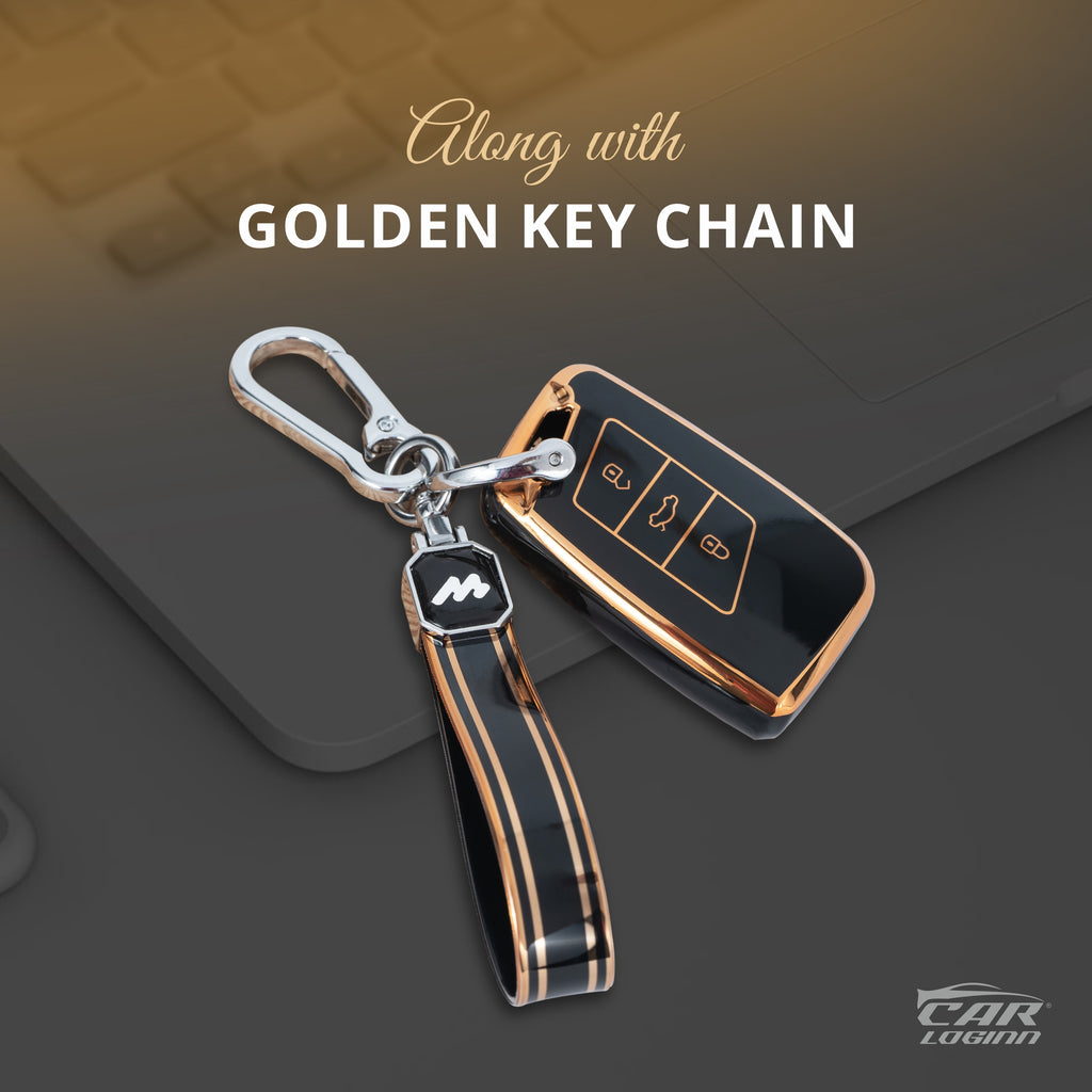 TPU Car Key Cover Fit for Skoda Slavia | Kushaq | Superb | Kodiaq | Volkswagen Tiguan | Virtus | New Vento | New Polo Smart Key