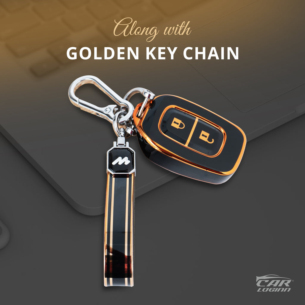 TPU Car Key Cover Fit for Renault TRIBER | KWID | Duster | Datsun REDI-GO Flip Type Key (R-1)