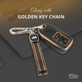 TPU Car Key Cover Fit for Honda Amaze | Accord | Jazz | Honda City | BR-V| CR-V | WR-V | Civic Smart Key