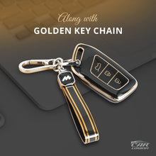 Load image into Gallery viewer, TPU Car Key Cover Fit for MG Hector | Windsor | Astor | Gloster Smart Key (3 Button)