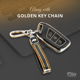 TPU Car Key Cover Fit for MG Hector | Windsor | Astor | Gloster Smart Key (3 Button)