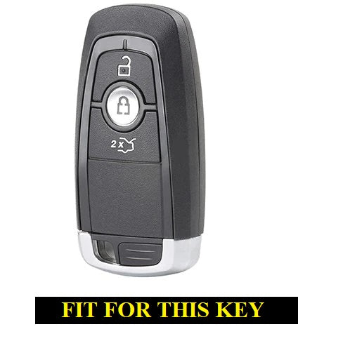 Metal Car Keycover for Ford 3 Button Smart Key