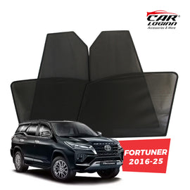 Toyota Fortuner Magnetic Window Curtain/Car Sunshades - 6 Pieces