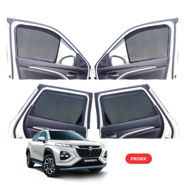Maruti Suzuki Fronx Half Window Curtain/Car Sunshades - 4 Pieces