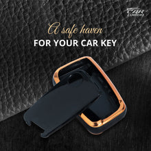 Load image into Gallery viewer, TPU Car Key Cover Fit for Skoda Slavia | Kushaq | Superb | Kodiaq | Volkswagen Tiguan | Virtus | New Vento | New Polo Smart Key (Copy)