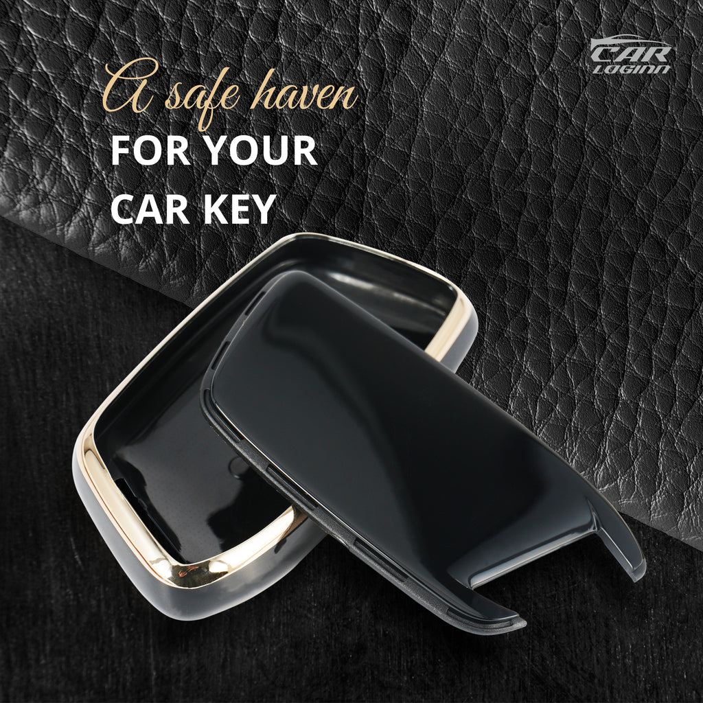 TPU Car Key Cover Fit for MG Hector | Windsor | Astor | Gloster Smart Key (3 Button)