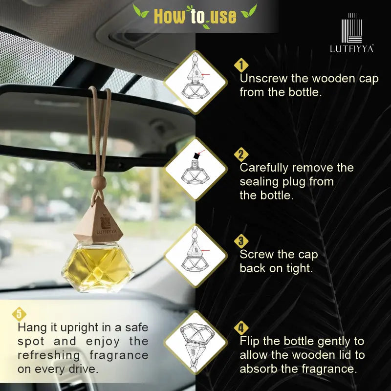 Lutfiyya FLOREA Car Hanging Perfume -10 ML