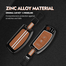 Load image into Gallery viewer, Metal Zinc Soft Silicon Key Case for Ford EcoSport | Aspire | Freestyle Flip Key only (3 Button)