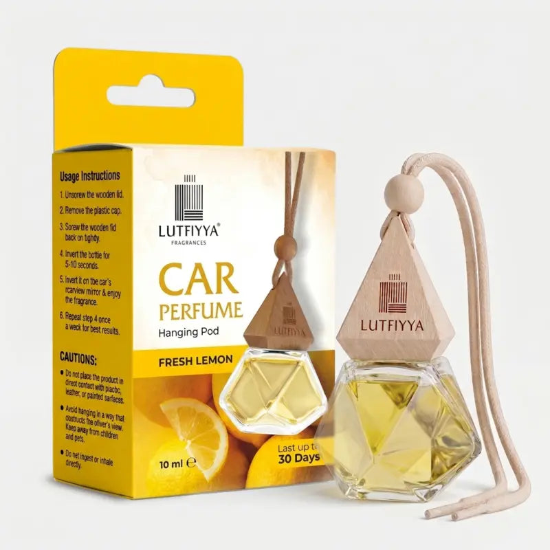Lutfiyya Car Hanging Perfume -10 ML | Available in 6 Different Fragrances