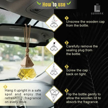 Load image into Gallery viewer, Lutfiyya FRESH LEMON Car Hanging Perfume -10 ML