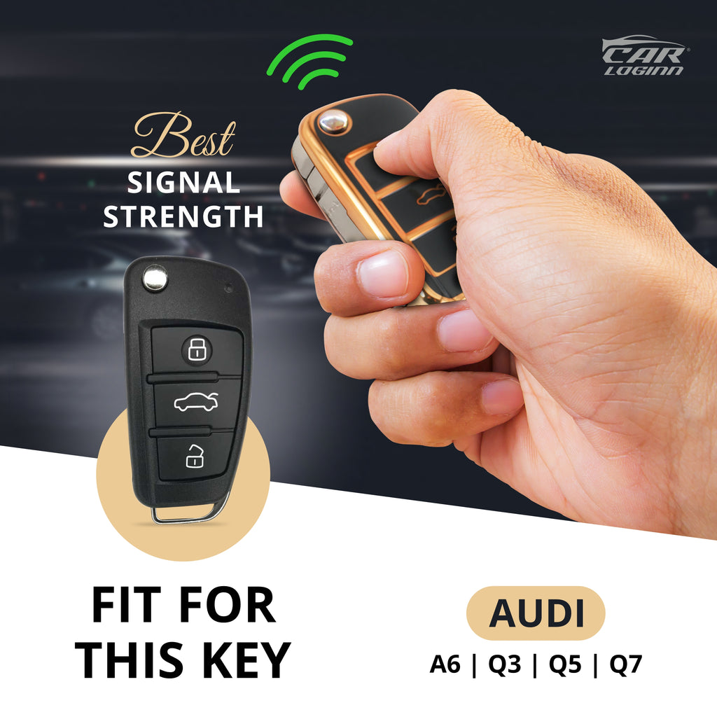 TPU Car Key Cover Fit for Audi A3 | A6 | Q3 | Q5 | Q7